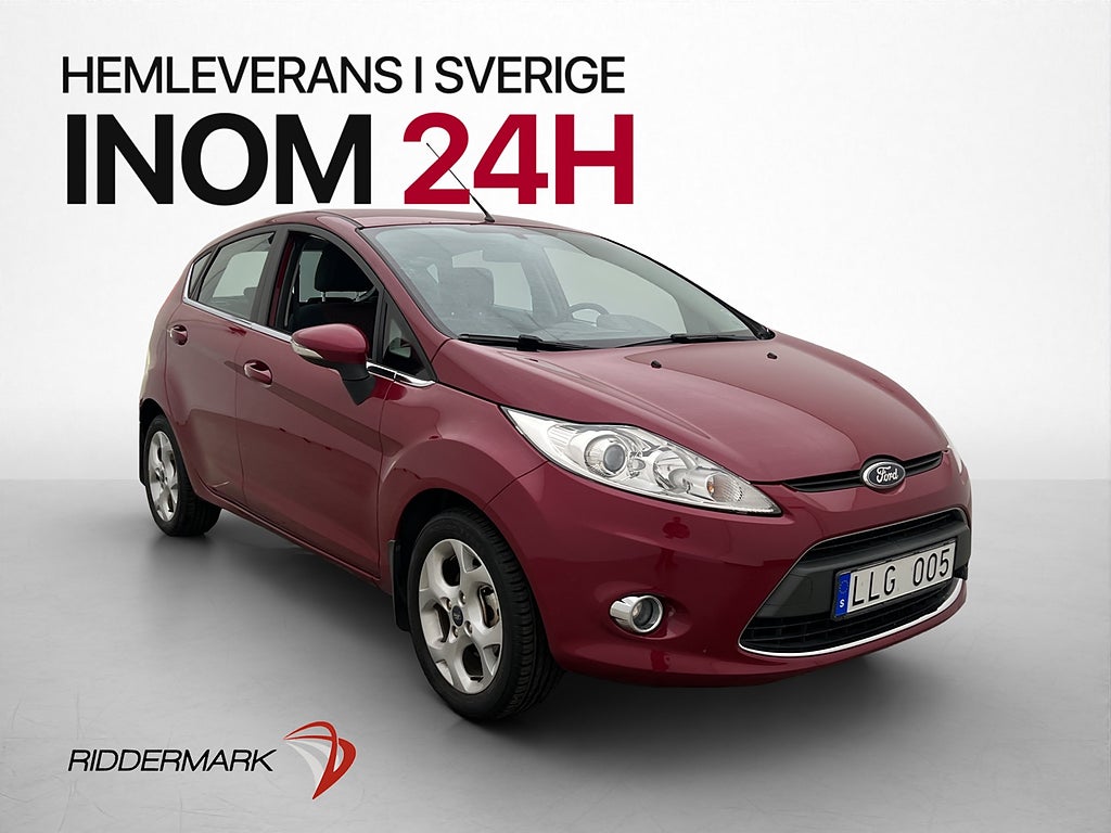 Ford Fiesta 1.25 Titanium 0,56l/mil Nyservad Låg Skatt