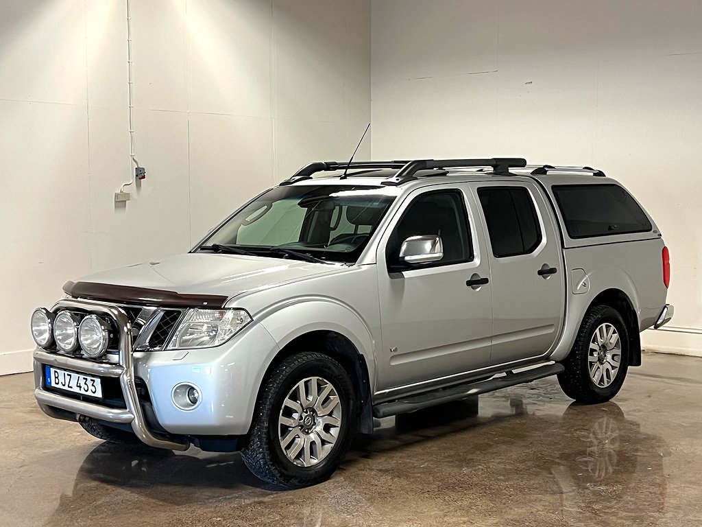 Nissan Navara Dubbelhytt 3.0 dCi V6 4x4 GPS Taklucka B-kam 