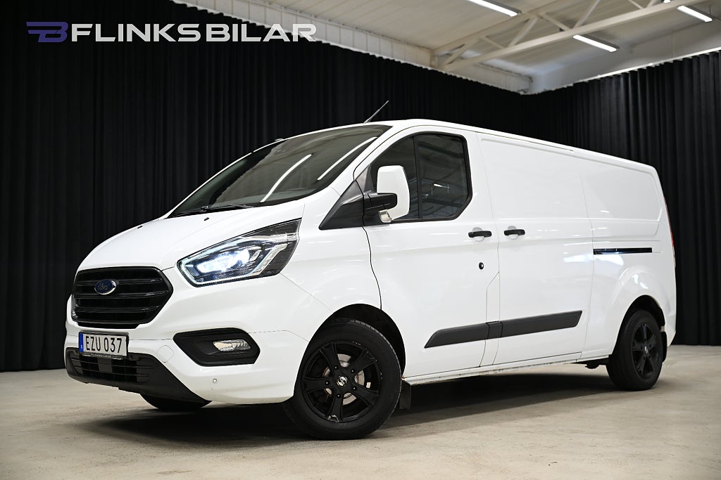 Ford transit Custom 130HK L2 Automat|LED|Drag|Värmare|NyKamrem|Moms