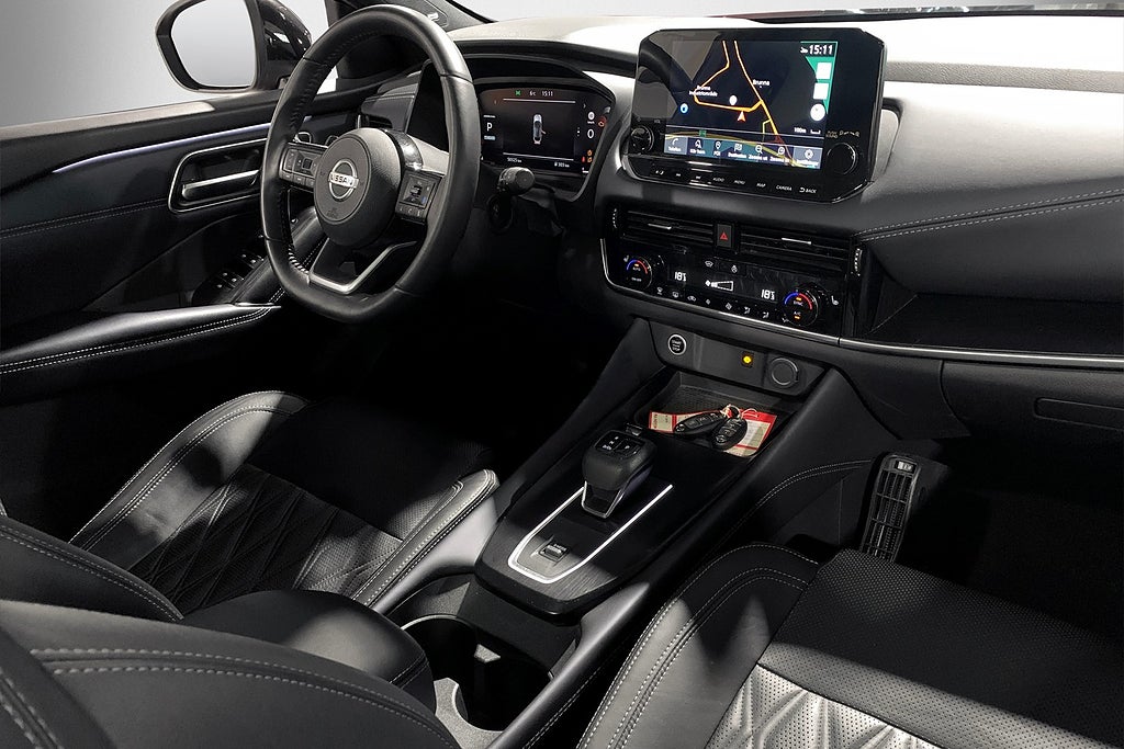 Nissan Qashqai 1.3 158hk Tekna+ |Drag|Pano|Läder|HUD|Kamera| 2022