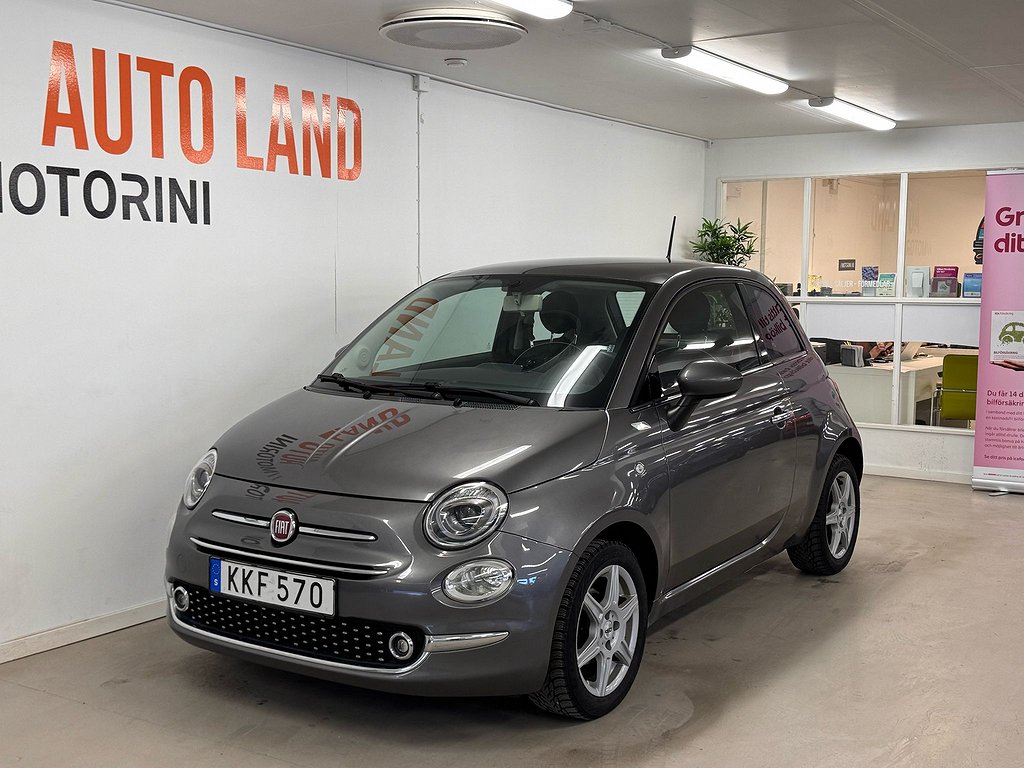 Fiat 500 1.2 8V Lounge Euro 6 69hk 2017/Taklucka