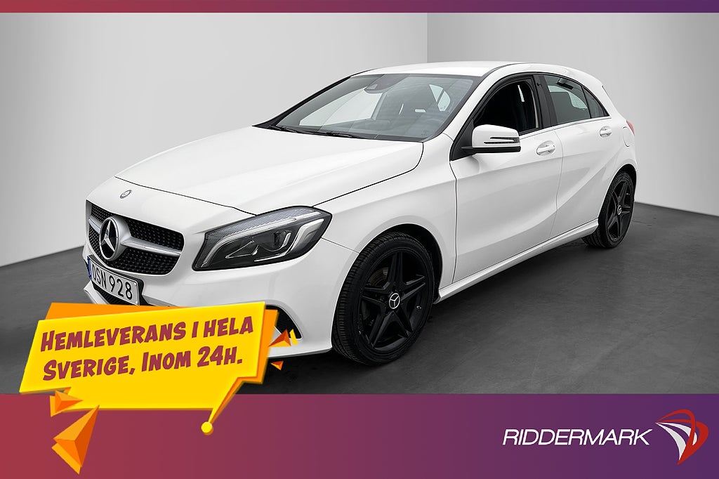 Mercedes-Benz A180 Urban Line Kamera Halvskinn Farthållare