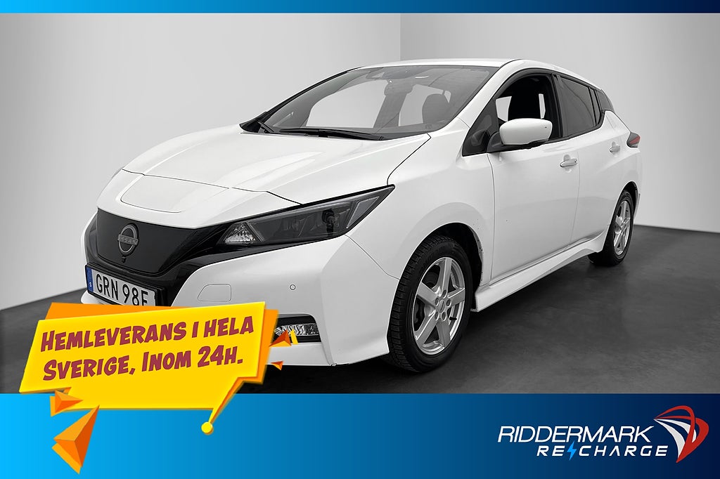 Nissan Leaf 150hk N-Connecta Värmare 360° Navi CarPlay MOMS