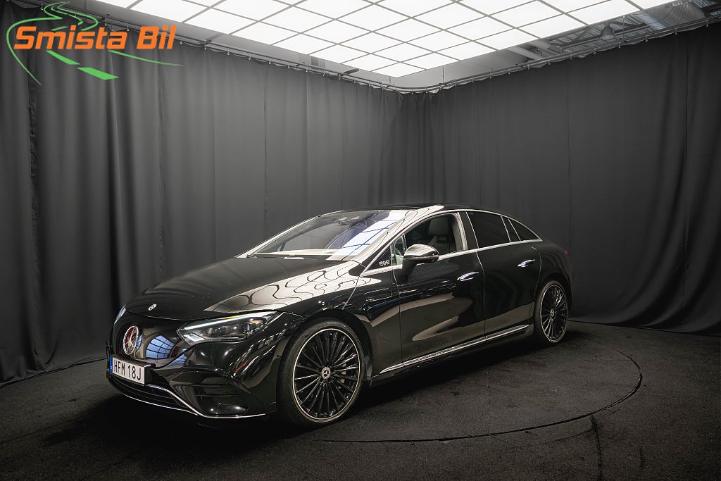 Mercedes-Benz EQE 350+ AMG PANO LUFT 21' BUR BAKAXELSTYRNING DRAG MOMS