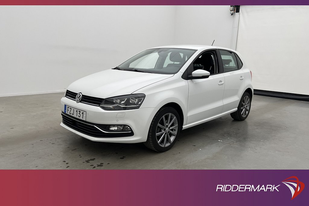 Volkswagen Polo 1.2 TSI 90hk Pluspaket Adaptiv-Fart Sensorer