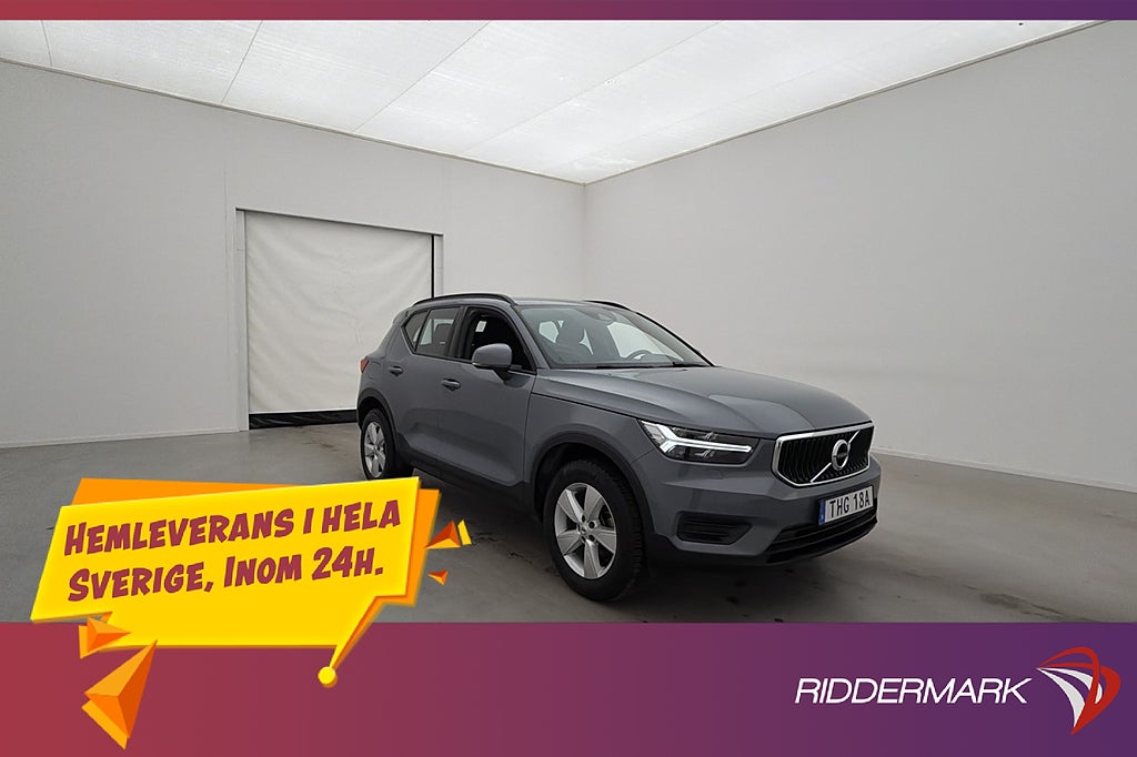 Volvo XC40 T2 129hk Kinetic VOC Värmare Kamera Sensorer