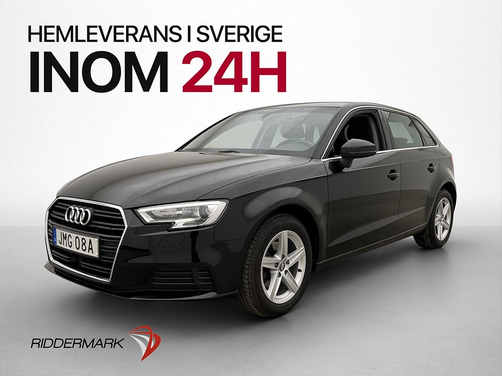 Audi A3 35 TFSI 150hk Adaptiv farthållare Bluetooth 0,52l/mi