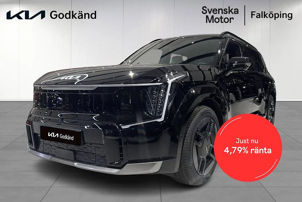 Kia EV9 AWD GT-Line I El drag I 6-sits I 99,8KWh I 4.79% Räntekamp...
