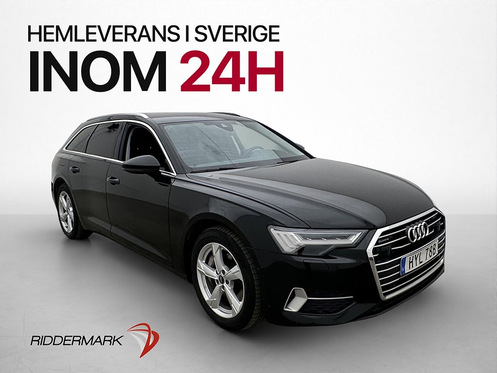 Audi A6 50 TFSI e Q 299hk Cockpit Drag Kamera Matrix MOMS