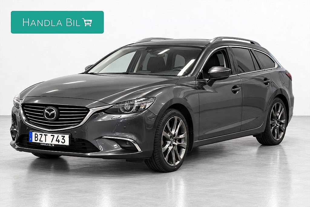 Mazda 6 Wagon 2.2 AWD D-värm HUD Skinn Rattv Dragkrok