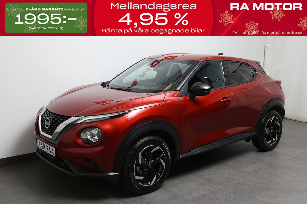 Nissan Juke 1,0 DIG-T 114hk 7DCT N-Connecta Navi Kamera 2024