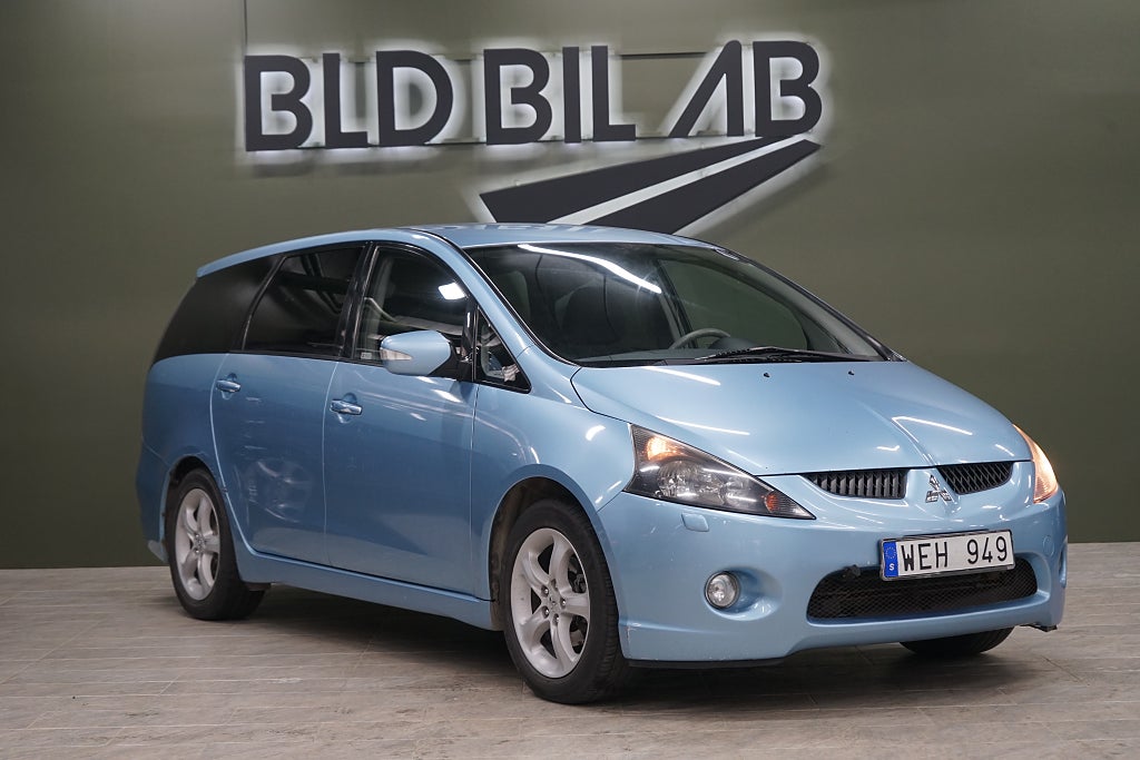 Mitsubishi Grandis 2.4 7-seater auto Drag motorvärmare 165Hk 