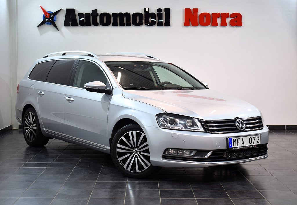 Volkswagen Passat Variant 2.0 TDI 170hk Auto V-hjul Drag D-värmare Skinn