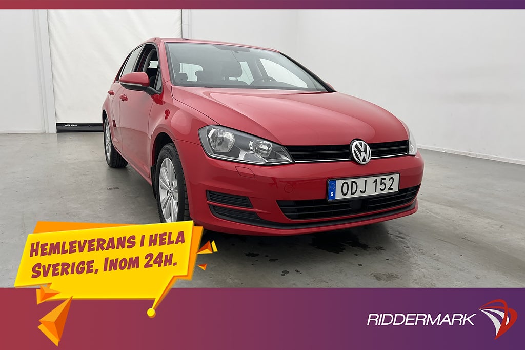 Volkswagen Golf 1.2 TSI 110hk Adaptiv-Farthållare 0,49l/mil