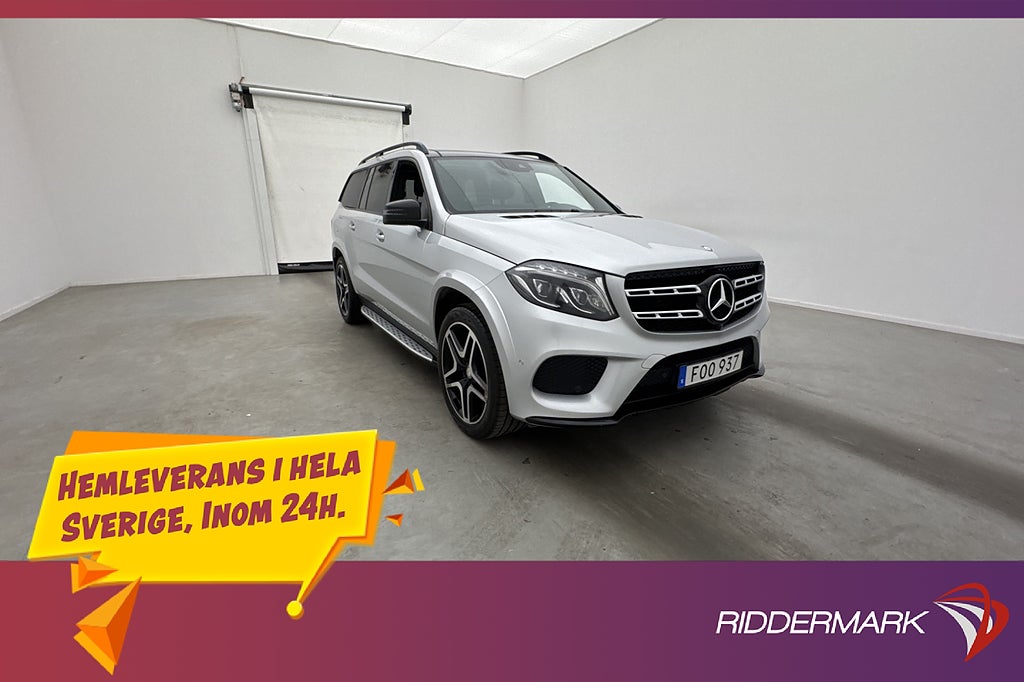 Mercedes-Benz GLS 350 d 4M AMG 7-Sits AirMatic Pano D-Värm