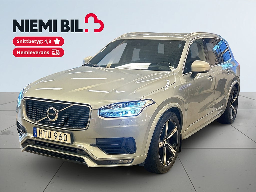 Volvo XC90 T6 AWD R-Design Drag/BW/SoV-Däck/Kamera/Rattvärm/Elstol