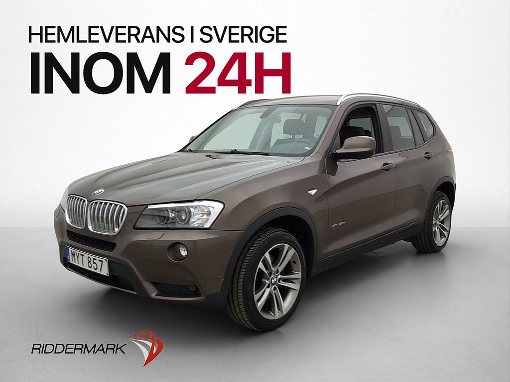BMW X3 xDrive20d 184hk M&K Värmare Sensorer 0,56l/mil