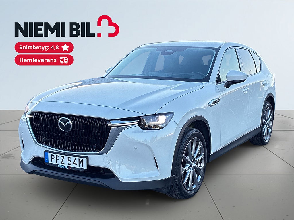 Mazda CX-60 PHEV Kamera/Rattvärme/GPS/SoV-Däck/Värmare/10ÅrsGaranti