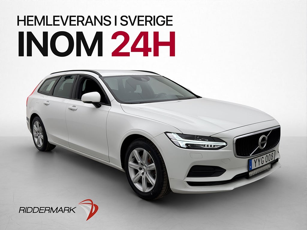 Volvo V90 D3 AWD Kinetic VOC Värm Rattvärme Adapt-Fart Drag