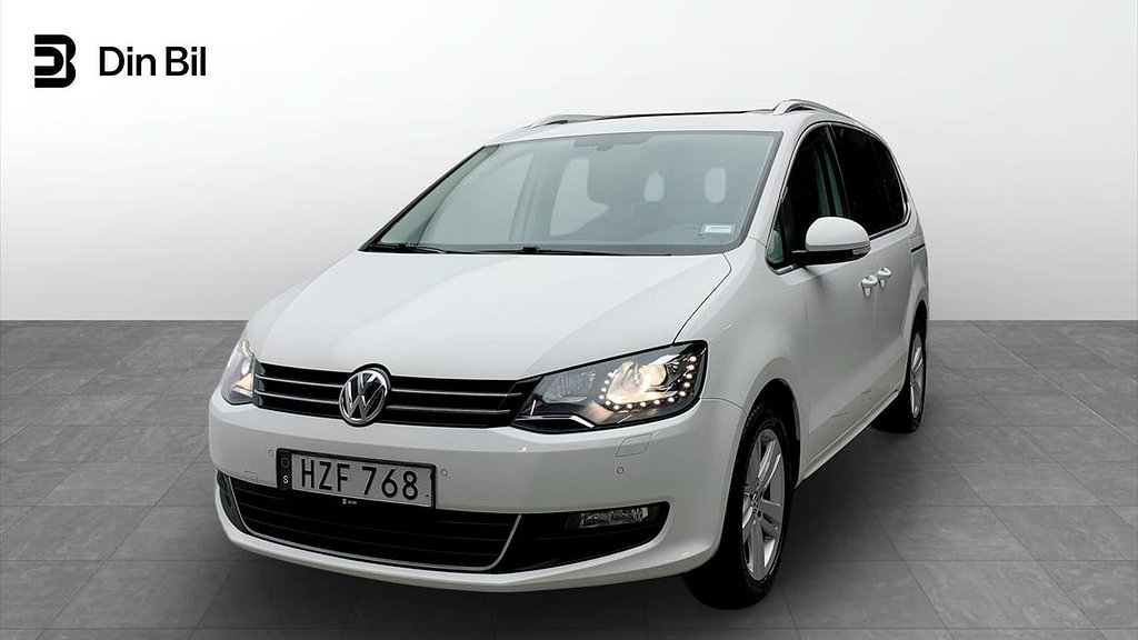 Volkswagen Sharan TDI150 DSG Premium/7sits/P-värmare/Drag