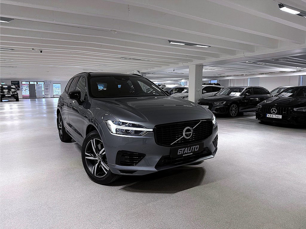 Volvo XC60 T6 AWD Recharge 340hk R-design Pano H&K Leasbar Moms