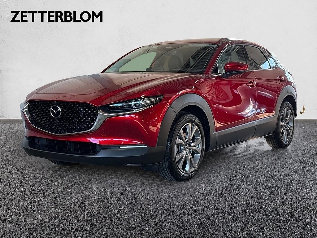 Mazda CX-30 2.5 140 hk Automat Takumi Svart läder