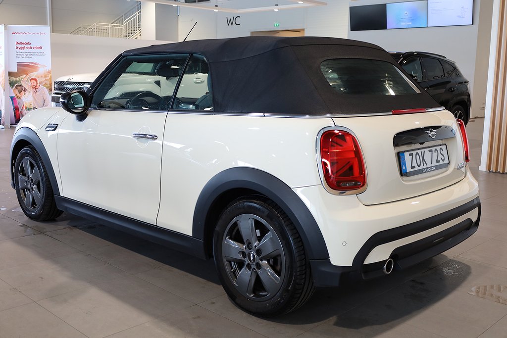 MINI Cooper Convertible 136hk Aut Kamera Leasbar Carplay 2023