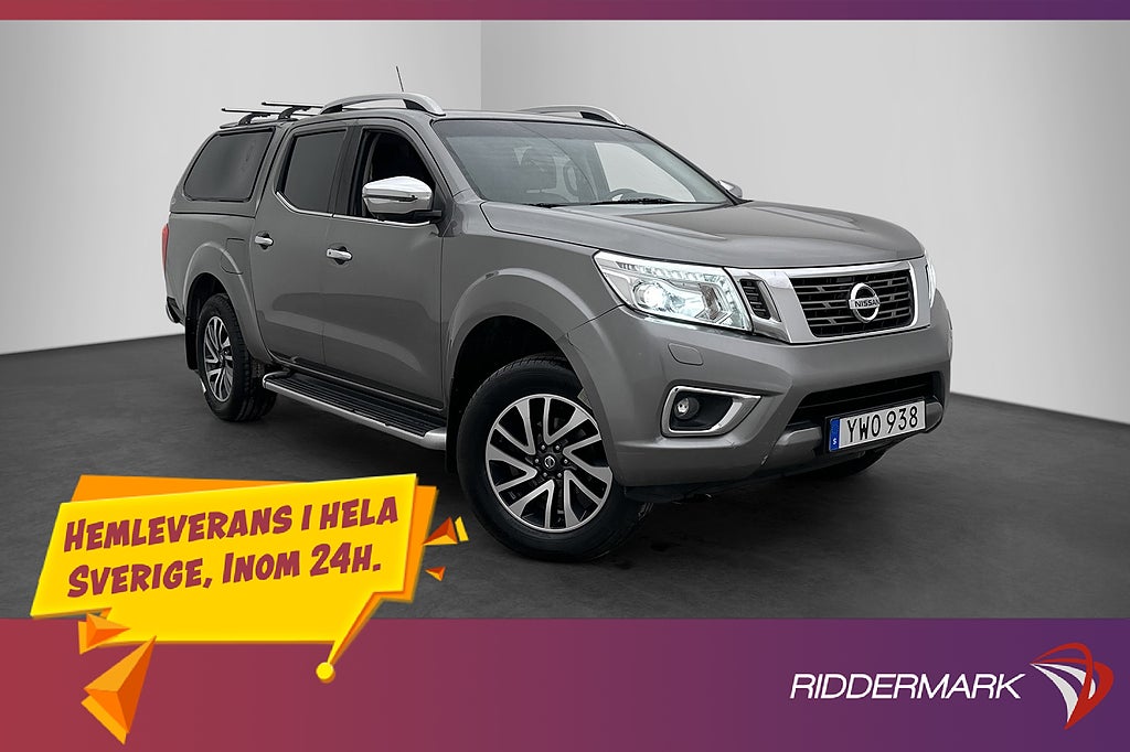 Nissan Navara Tekna 2.3 4WD Drag Diff Skinn 360° Kåpa Moms