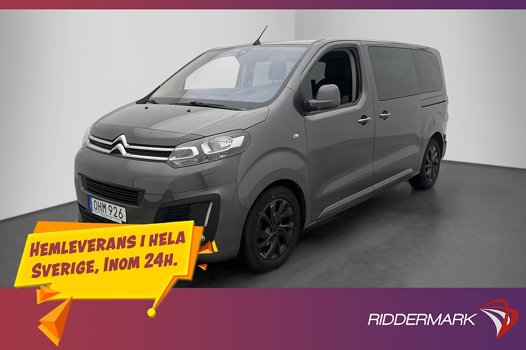 Citroën SpaceTourer 177hk Kamera El-Dörr Pano CarPlay 8-Sits