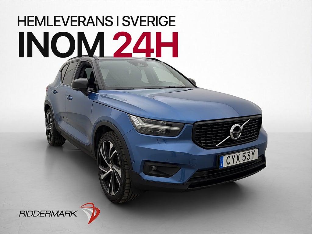 Volvo XC40 Recharge T5 262hk R-Design BLIS 360° Navi Carplay