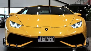En fin och lyxig  Lamborghini Huracán.