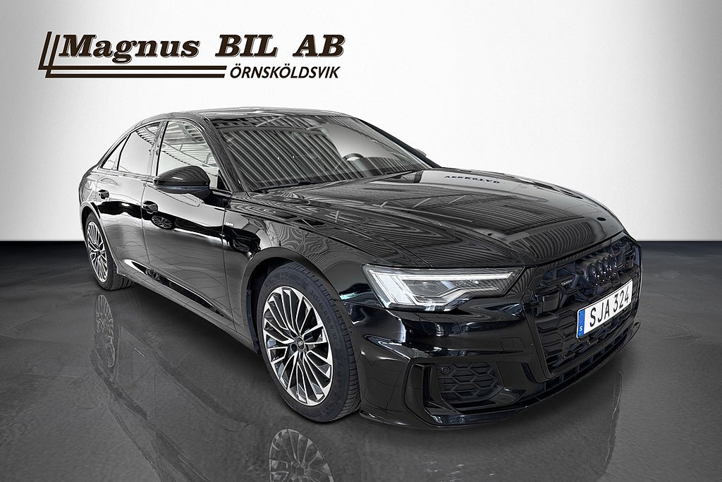 Audi A6 Sedan 55 TFSIe quattro Aut S line Moms Sov Hjul Värmare miniatyr 2
