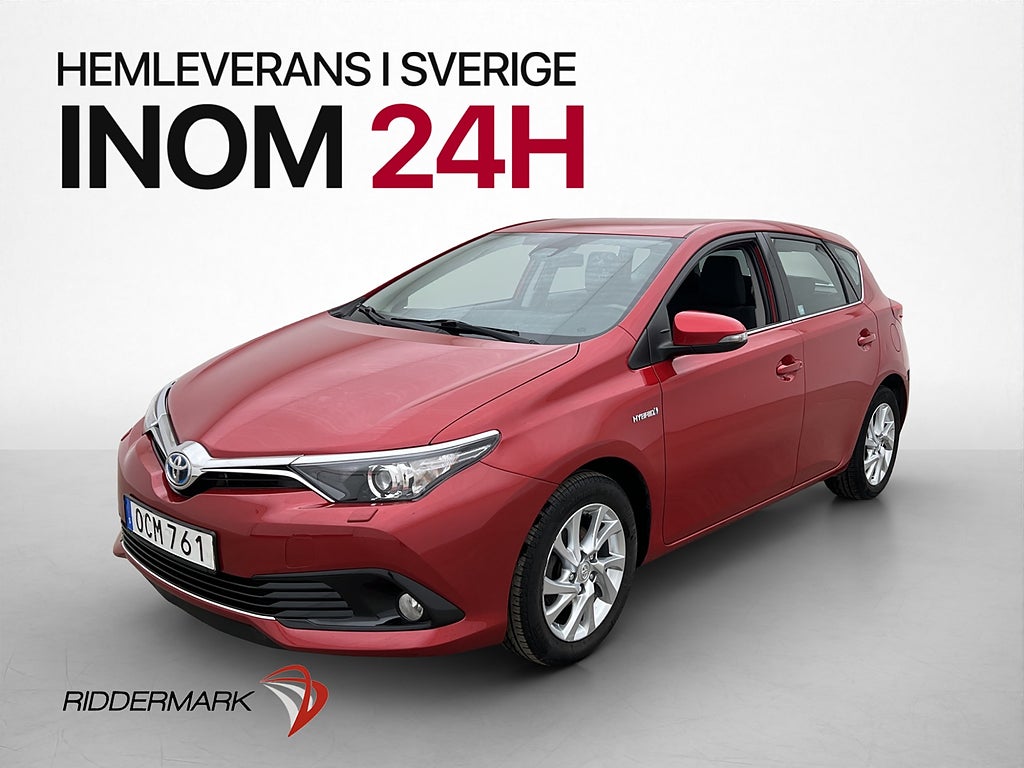 Toyota Auris Hybrid 136hk 1 Brukare Backkamera 360kr Skatt