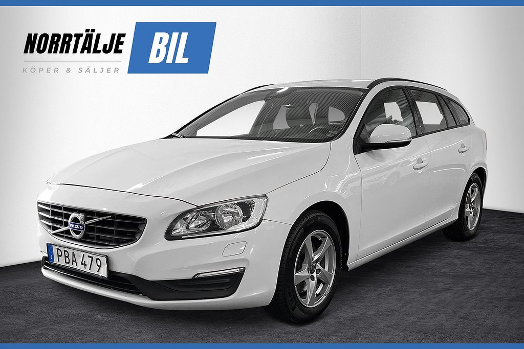 Volvo V60 D2 120 HK AUT KINETIC DRAG P-VÄRM PDC KAMREM BYTT