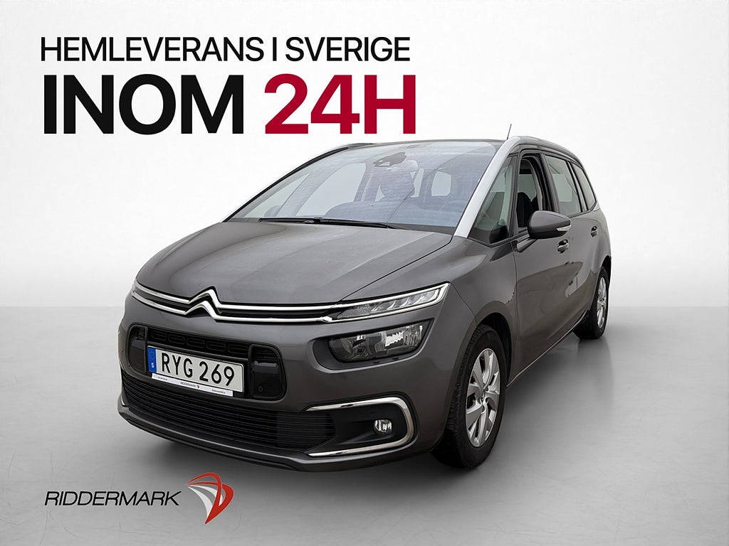 Citroen Grand C4 Spacetourer 130hk 7-Sits CarPlay Sensorer
