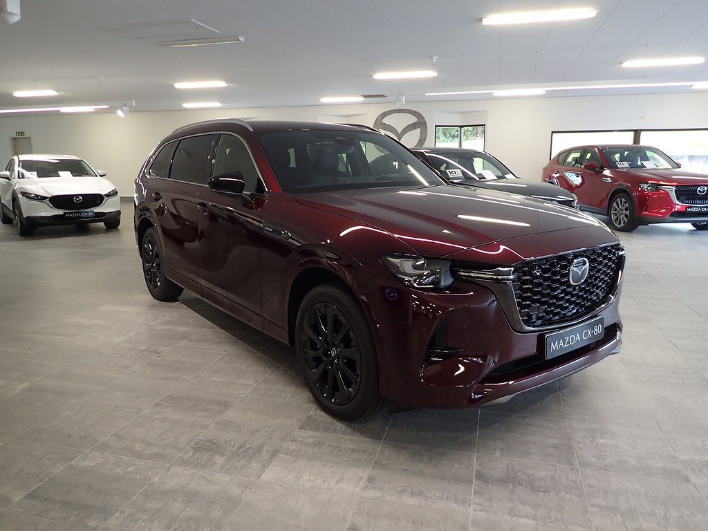 Mazda CX-80 Homura PHEV 2,5 AWD 327 hk COSO  Aut. 6 sits.