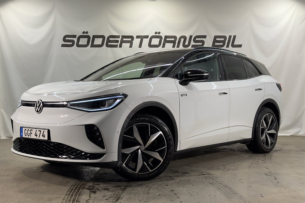 Volkswagen ID.4 GTX VPUMP DRAG KAMERA CARPLAY 1 ÄGARE MOMSBIL