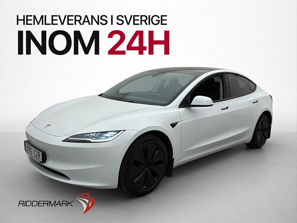Tesla Model 3 Standard Range Dragkrok Värmepump Autopilot