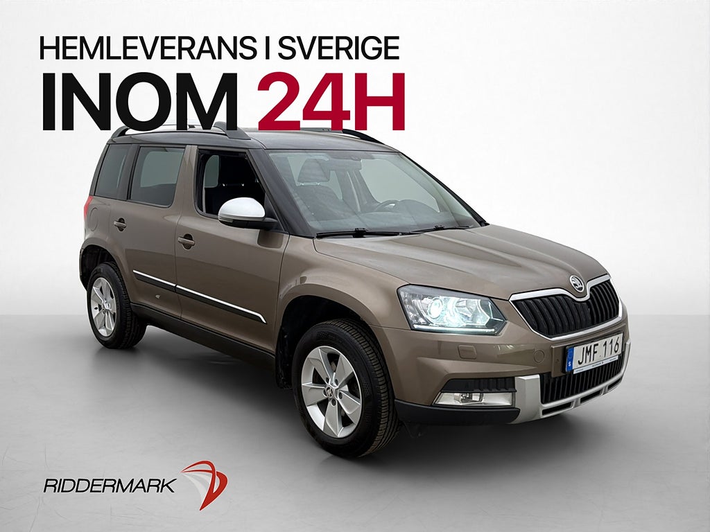 Skoda Yeti 2.0 TDI 4x4 Drivers Editn Värm Kamera Navi Drag