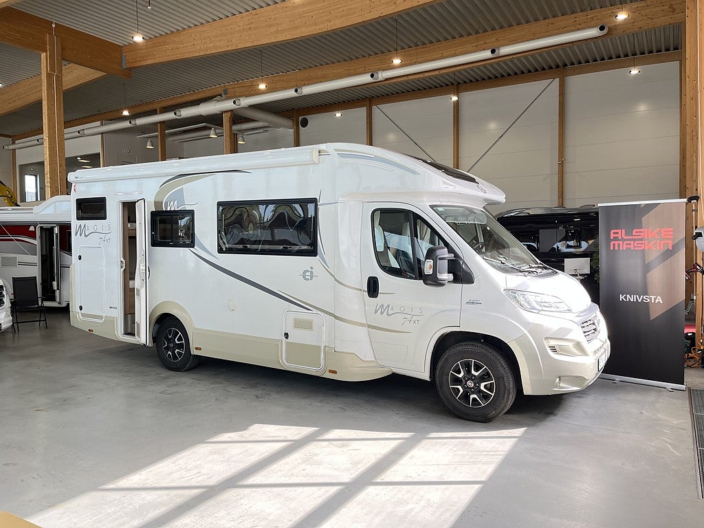 Ci Magis 74 XT / B-körkort / Solcell / Kamera / 7-Bältad / 