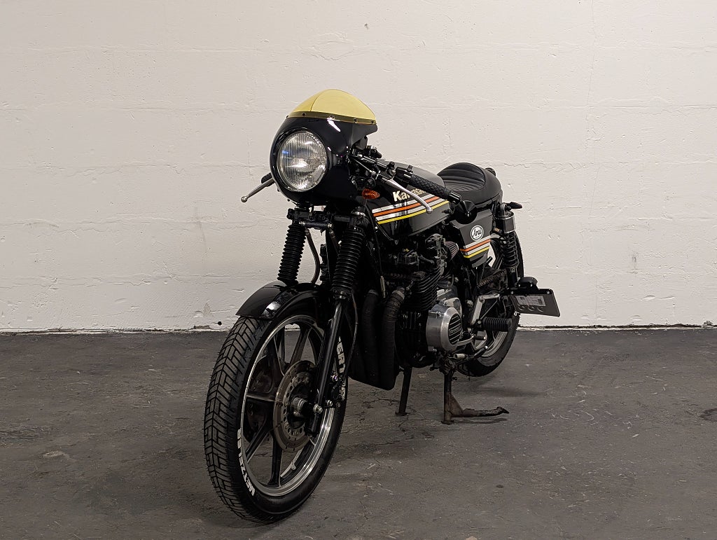 Kawasaki Z550 Caferacer, Unik ombyggnation, Rätt stuk