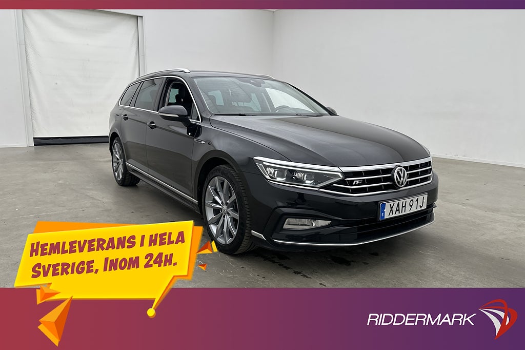 Volkswagen Passat 190hk 4M R-Line GT Värmare Kamera Drag