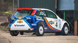 M-Sport Ford Y4 FMC debuterade under Akropolisrallyt, och Colin McRae vann med bilen. Foto: Silverstone Auctions