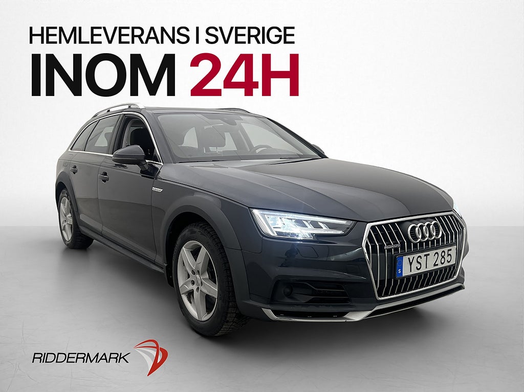 Audi A4 Allroad Q TDI Proline Drag Pano Värmare Cockpit