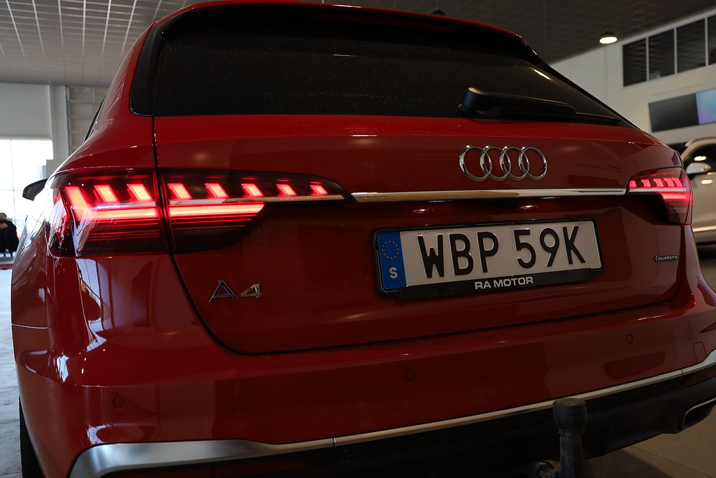 Audi A4 Avant 40 TFSI Quattro S Tronic S Line Värme Drag 2021