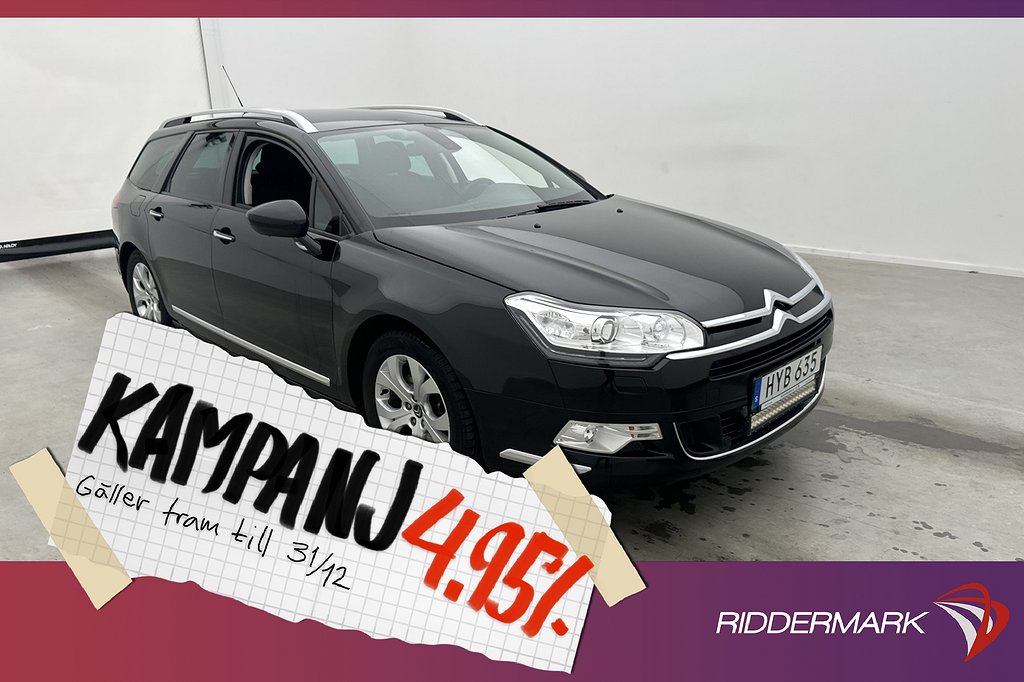 Citroën C5 Tourer 2.0 BlueHDi 181hk M&K-Värmare 4,95% Ränta