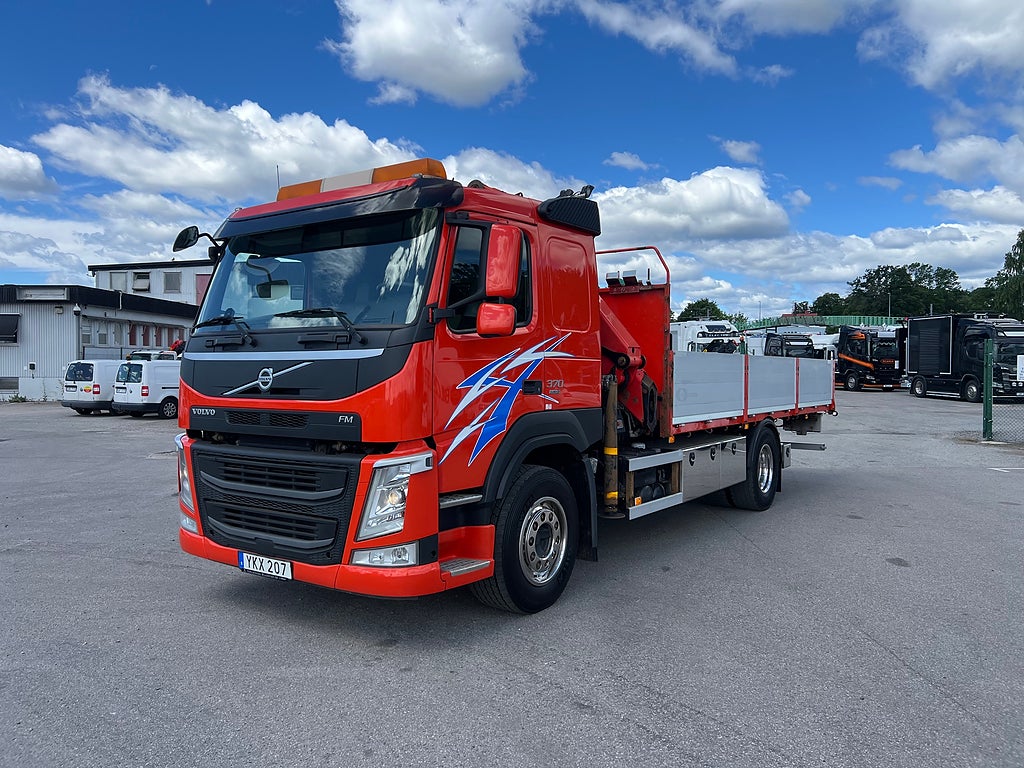 Volvo FM 370 4x2 Kranbil, Palfinger Kran, Euro 6