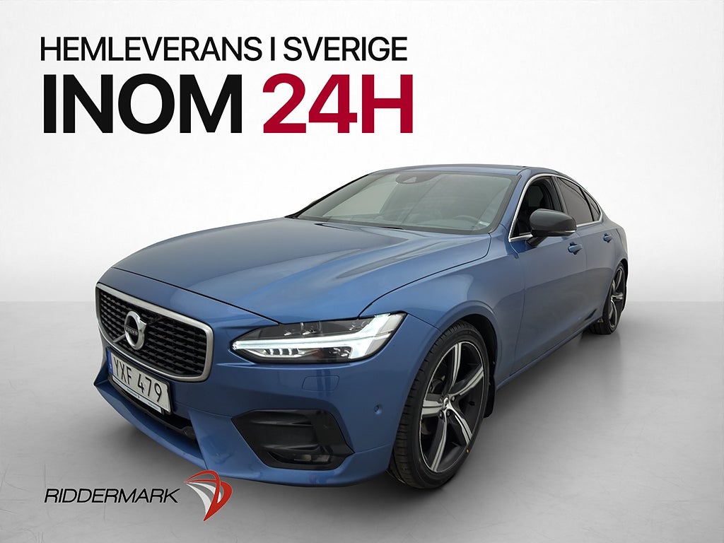 Volvo S90 D4 AWD R-Design Polestar Optimering Pano Drag B&W