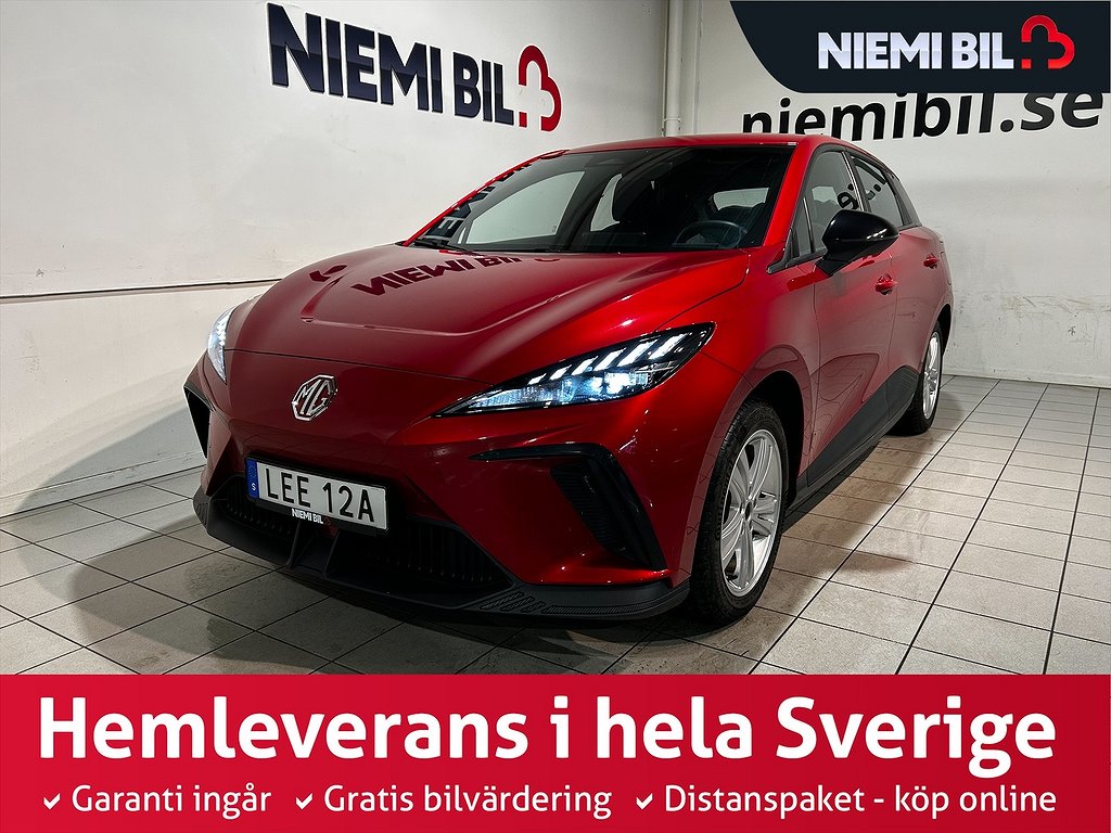MG 4 Electric Standard Range 51 kWh Rattvärme Pvärm SoV MOMS