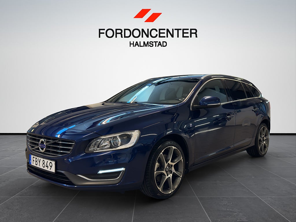 Volvo V60 D3 136hk 5-Cyl Ocean Race, Drag|Värmare|Skinn